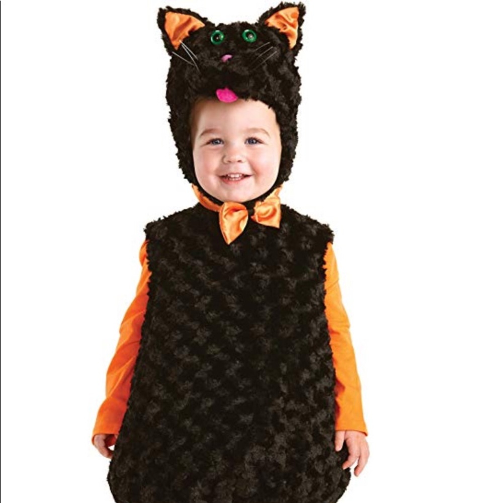 Plush Black Cat Costume